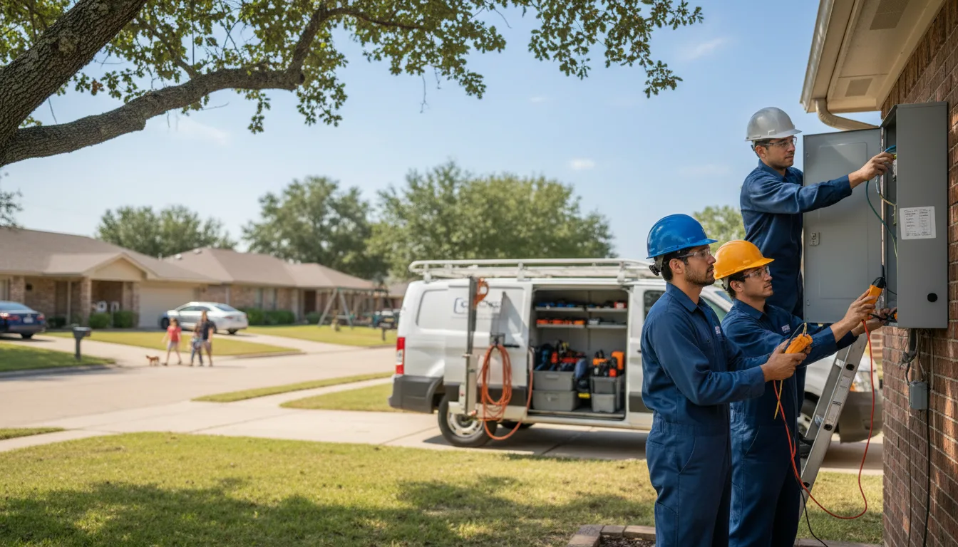 Certified electrician providing emergency electrical services in Sulphur Bluff, TX